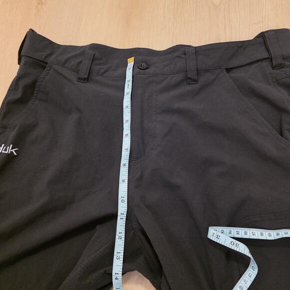 Huk Fishing Black Quick Dry Sun Protective Outdoor Performance Shorts Size XL - Picture 3 of 7